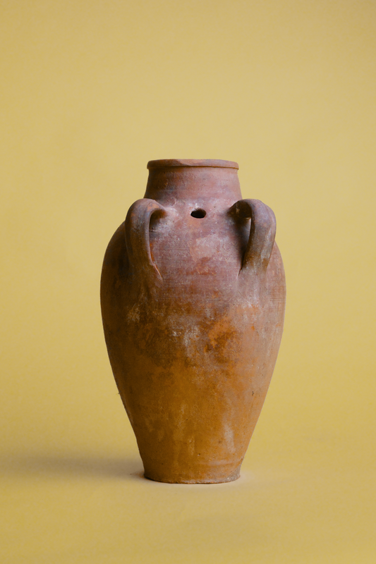 Twin Handles Terracotta Amphora