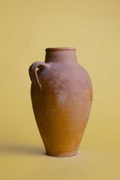 Twin Handles Terracotta Amphora