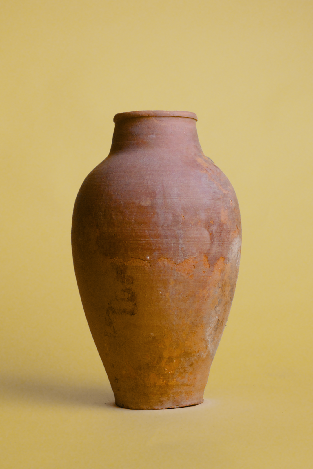 Twin Handles Terracotta Amphora