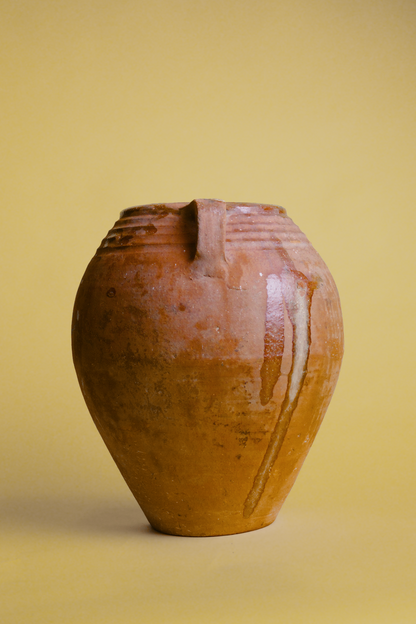 Turkish Dual Handle Terracotta Storage Pot