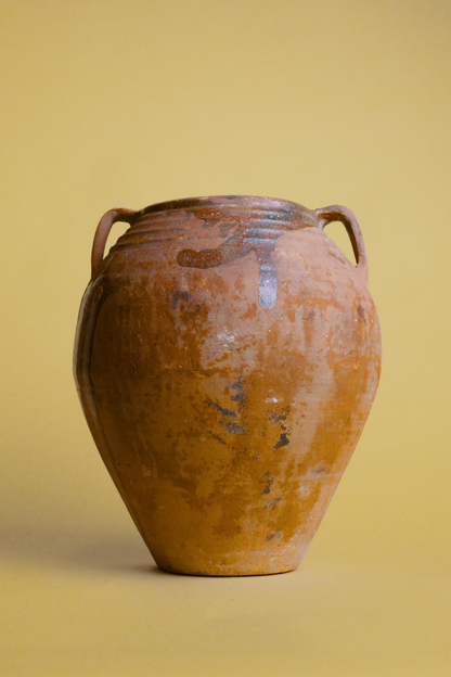 Turkish Dual Handle Terracotta Storage Pot