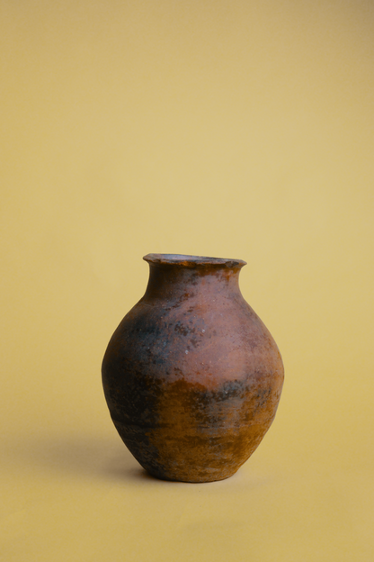 Weathered Patina Terracotta Pot