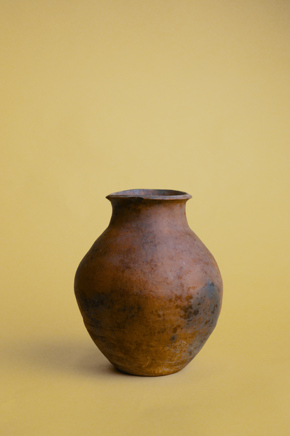 Weathered Patina Terracotta Pot