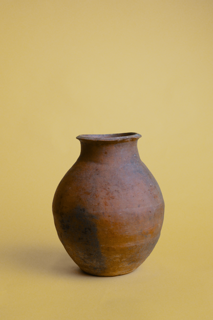 Weathered Patina Terracotta Pot