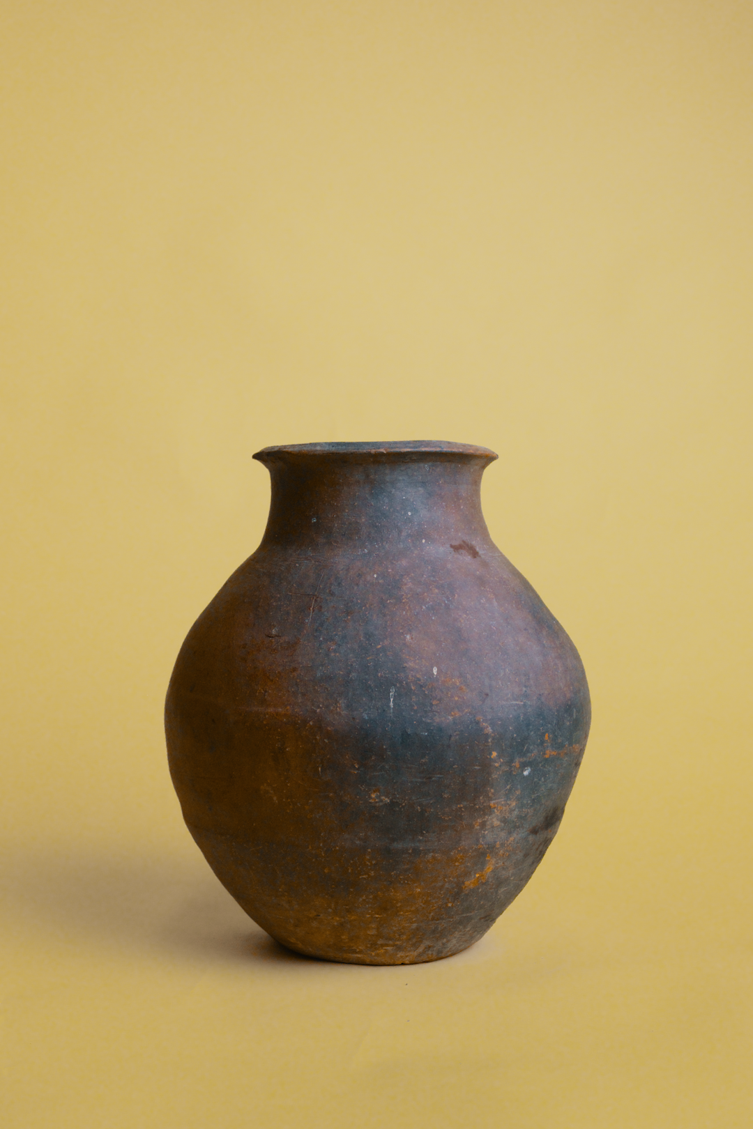 Weathered Patina Terracotta Pot