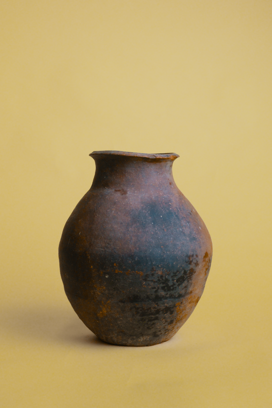 Weathered Patina Terracotta Pot