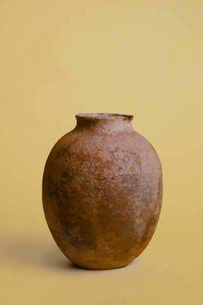 Earthenware Patina  Rustic Terracotta Pot