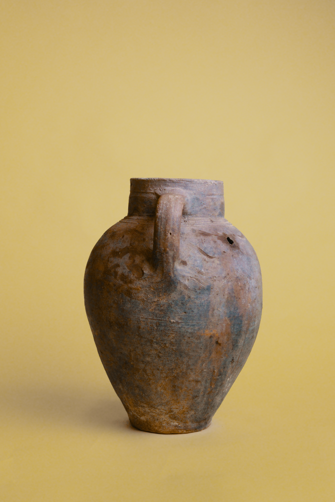 Weathered Patina Double-Handled Pot