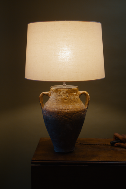 Konya Glazed Pot Lamp