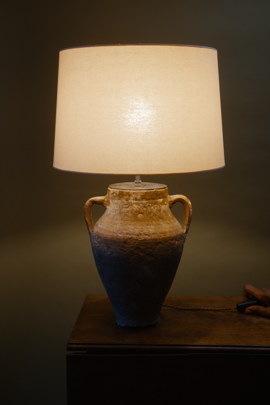 Konya Glazed Pot Lamp