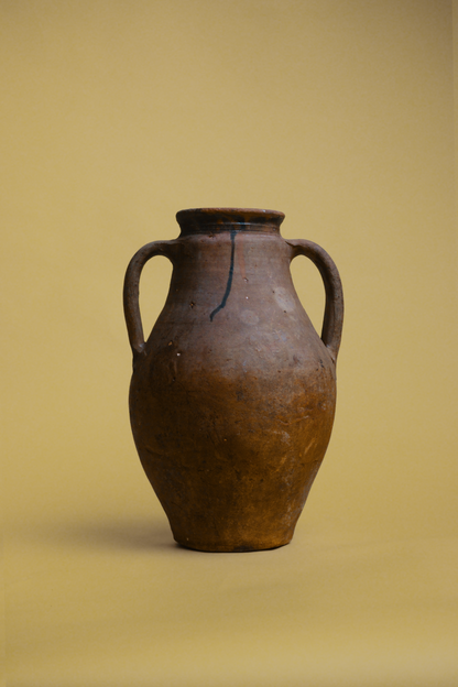 Turkish Dual-Handled Terracotta Vase