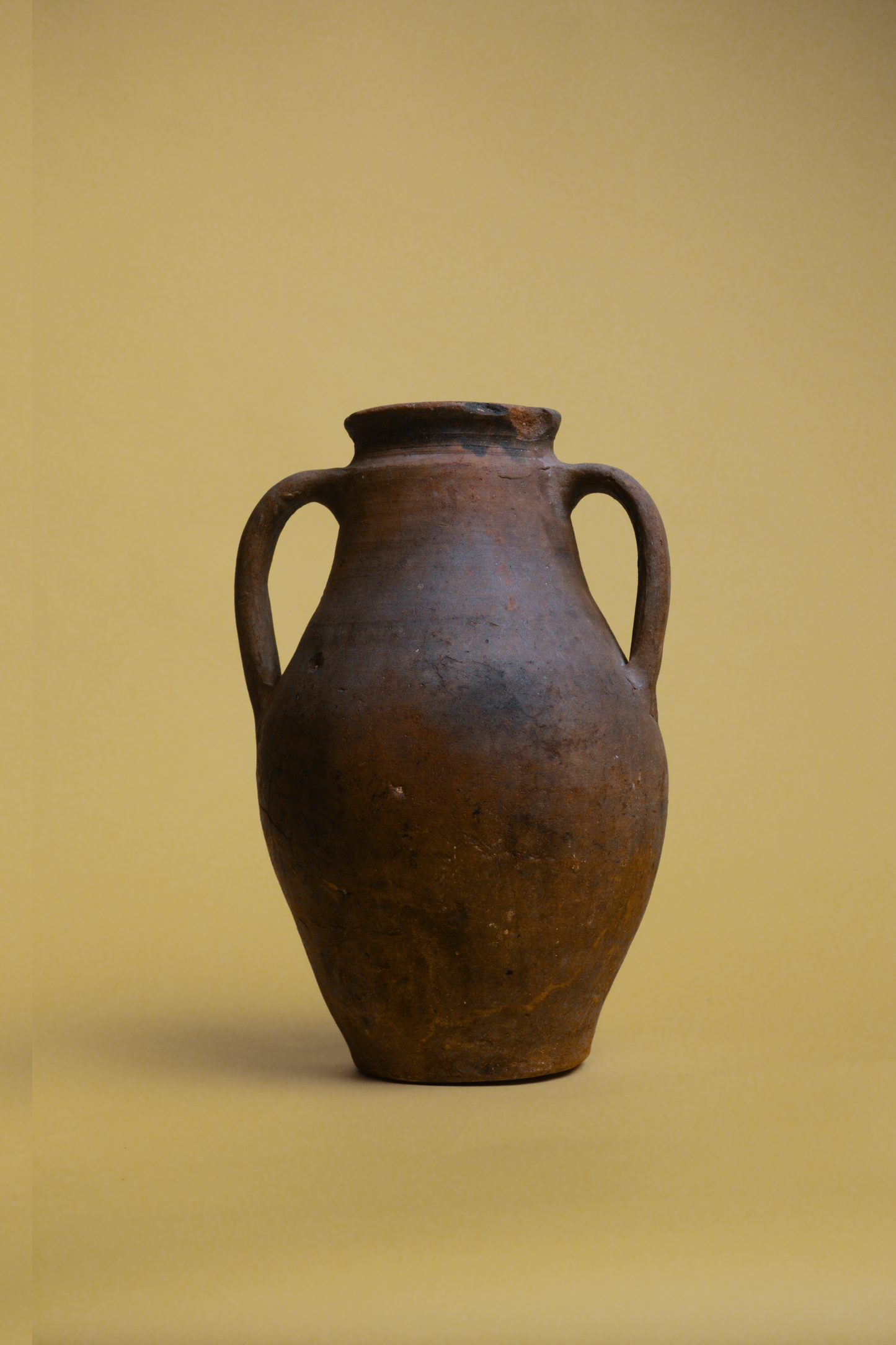 Turkish Dual-Handled Terracotta Vase