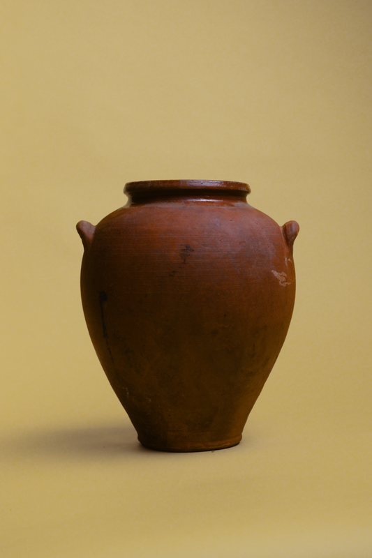 Handcrafted Turkish Terracotta Storage Pot