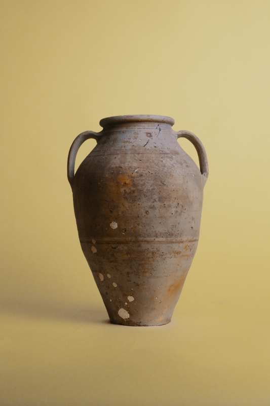 Rustic Terracotta Stone Pot