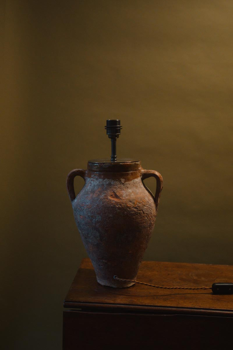 Konya Glazed Pot Lamp