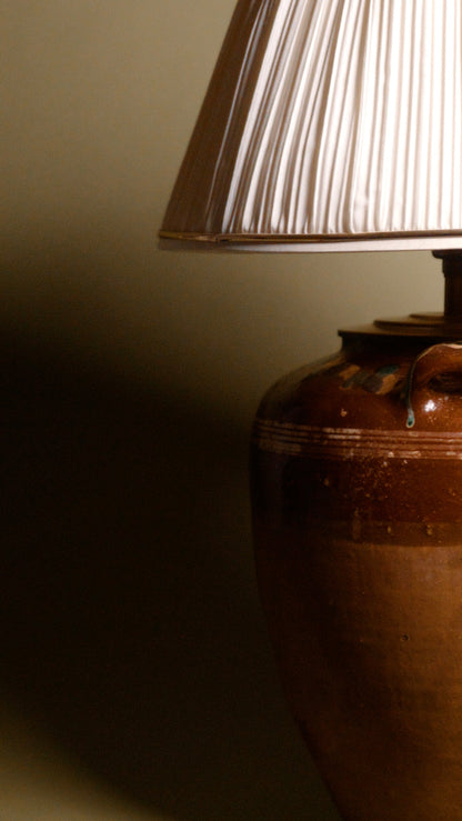 Antique Kinik Pot Table Lamp