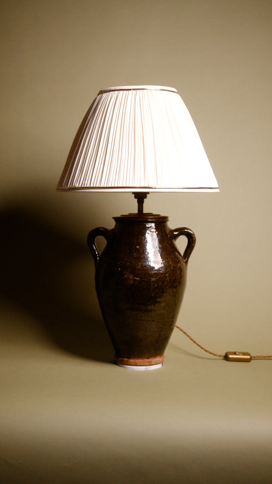Vintage Konya Glazed Table Lamp