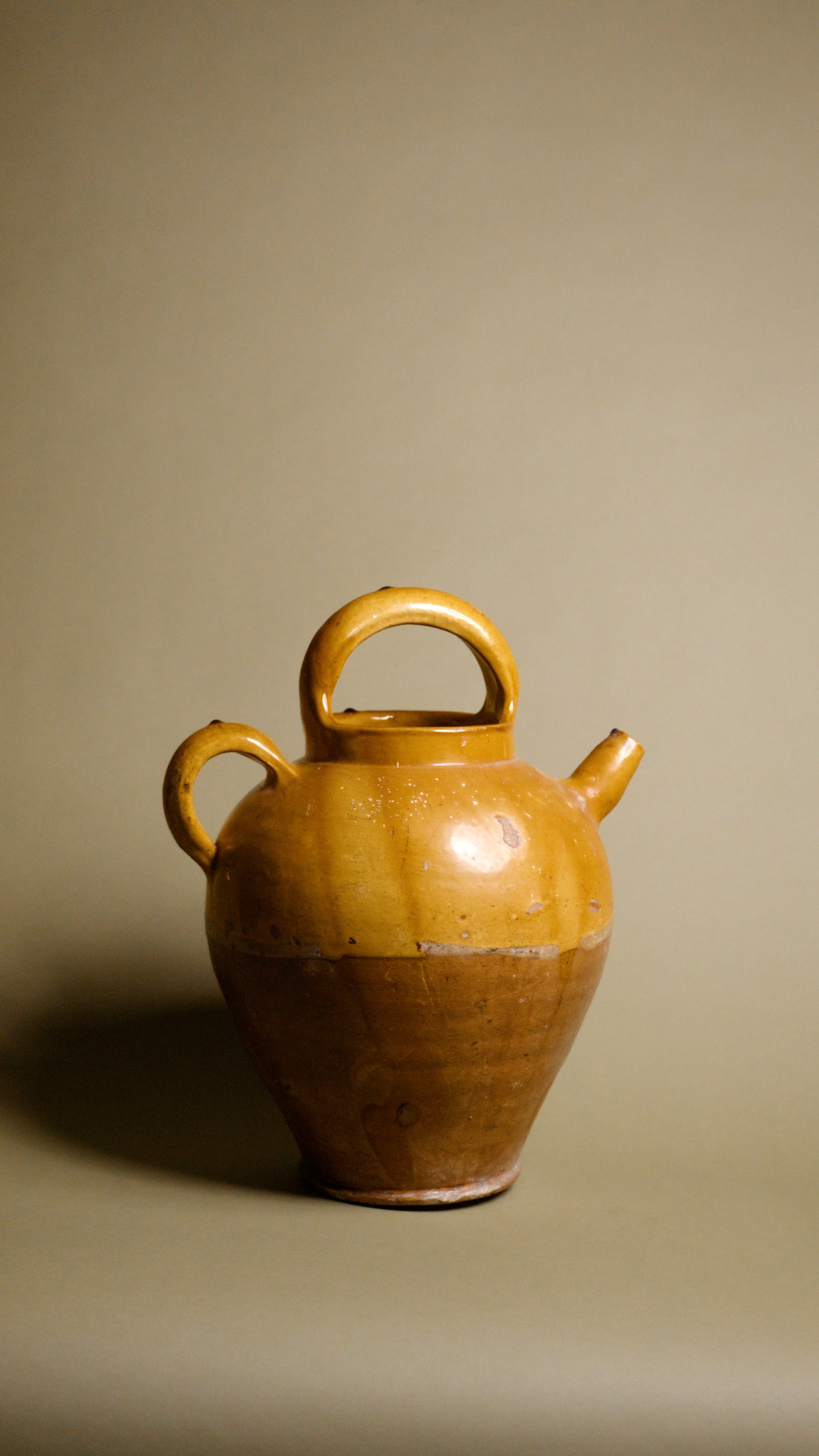 Vintage French Water Jug from Provence