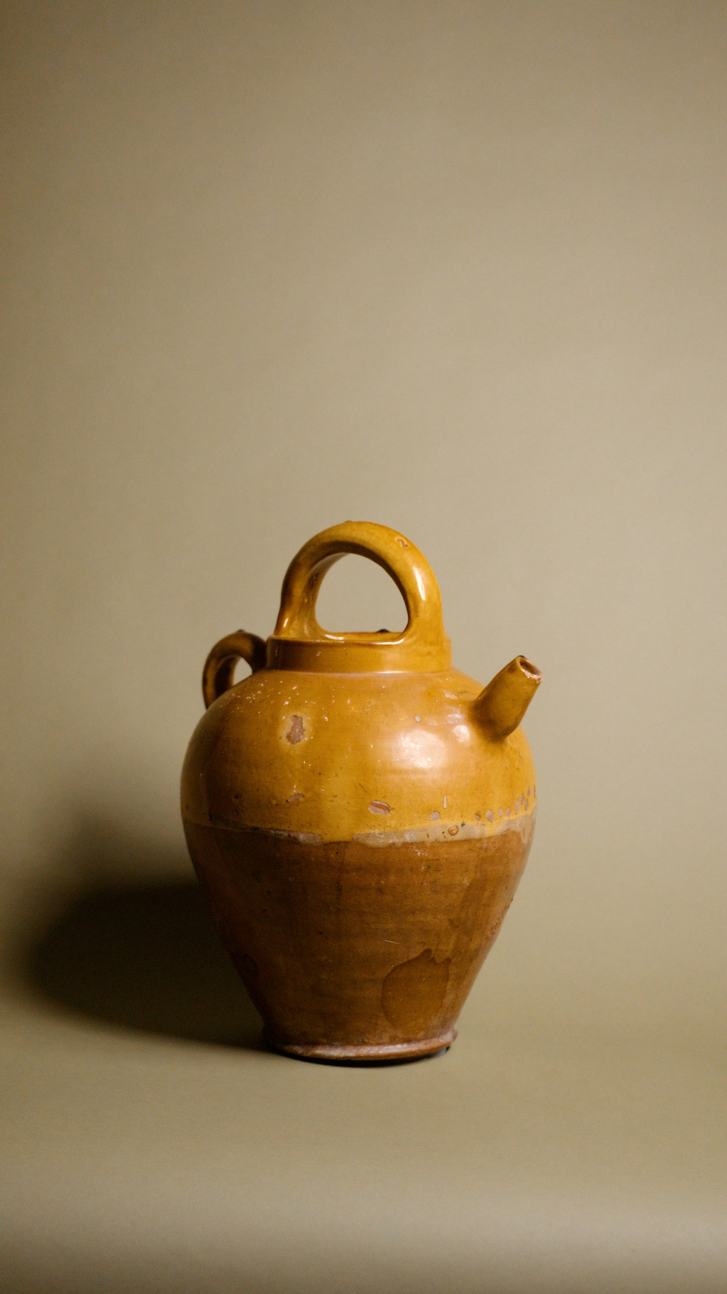 Vintage French Water Jug from Provence