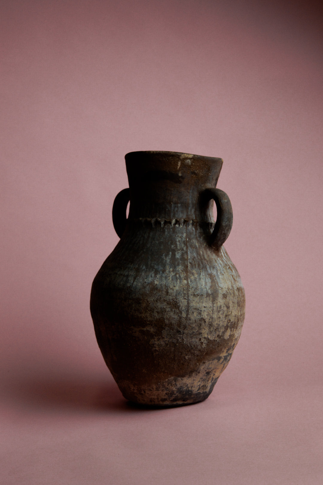 Rustic Blackened Turkish Amphora