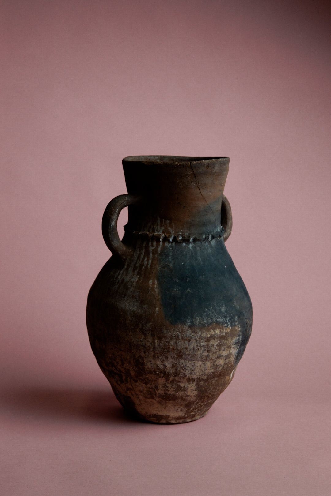 Rustic Blackened Turkish Amphora