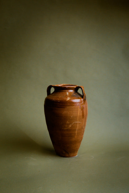 Earthen Anatolian Twin Glazed Jar