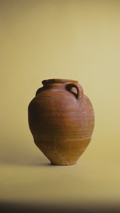 Antique Anatolian Clay Storage Pot