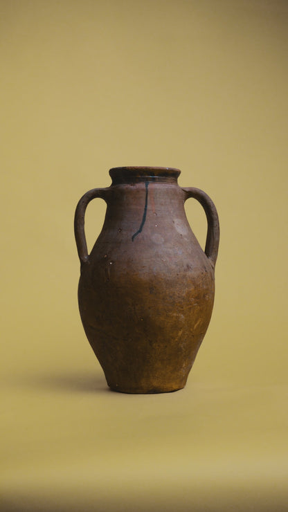 Turkish Dual-Handled Terracotta Vase