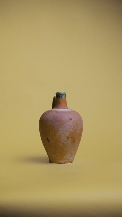 Vintage Anatolian Clay Jug