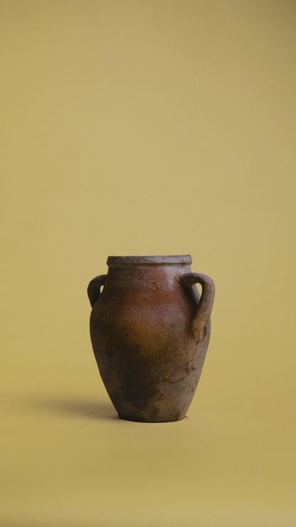 Earthy Tones Terracotta Grain Jar